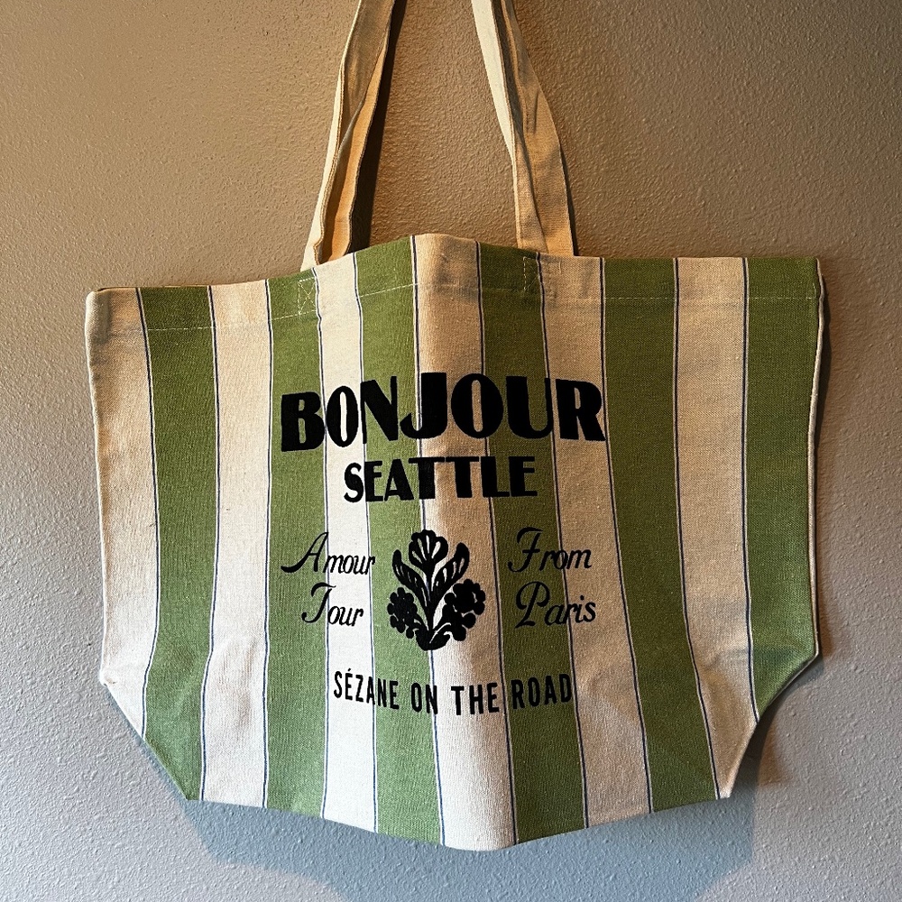 Sezane New Tote BONJOUR SEATTLE